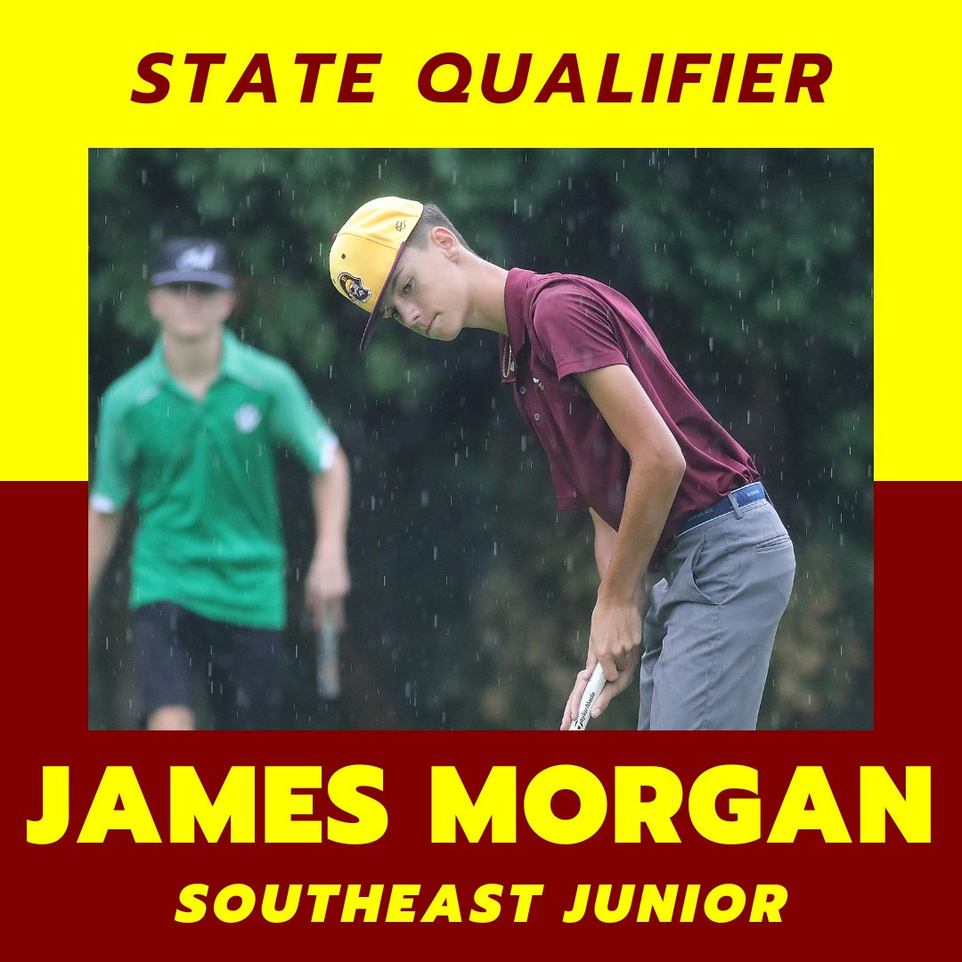 A year ago, Southeast golf landed its first girls state qualifier (Taylor Blazek).

And now, the Pirates have their first boys state qualifier as James Morgan fired a 75 and won a one-hole playoff to qualify out of the Windmill Lakes District.

Congrats, James!

<a href="/SPirategolf/">SoutheastHS_PirateGolf</a>