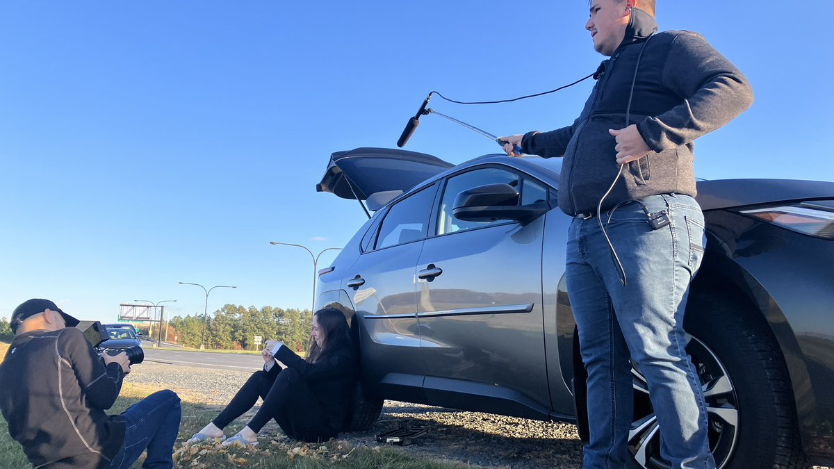 DamianWampler's tweet photo. Making a short film- wow what a lift for a 2 day shoot, but so much fun! https://t.co/bIVZsdFPyI