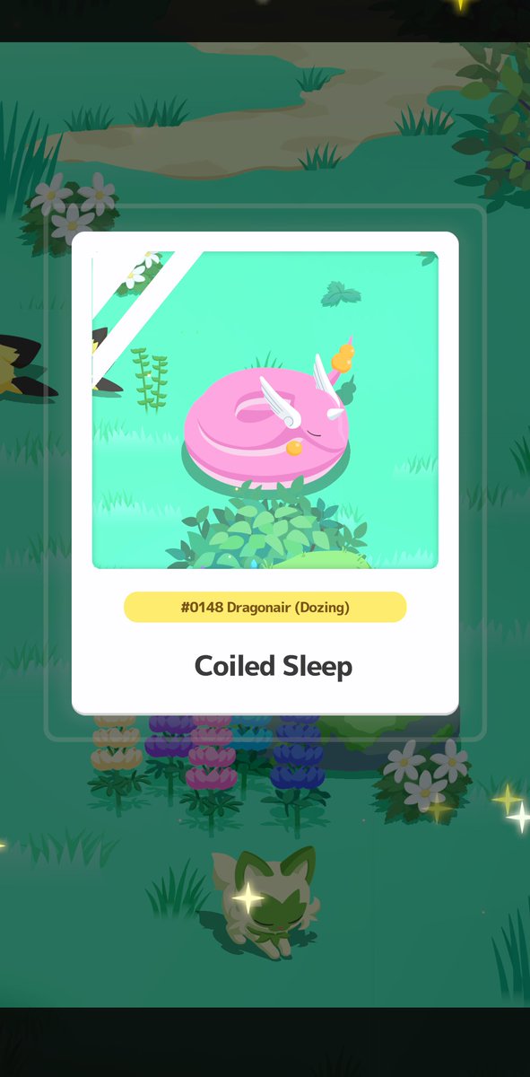 fressure's tweet image. ⭐︎Shiny Dragonair💫 #pokemonsleep