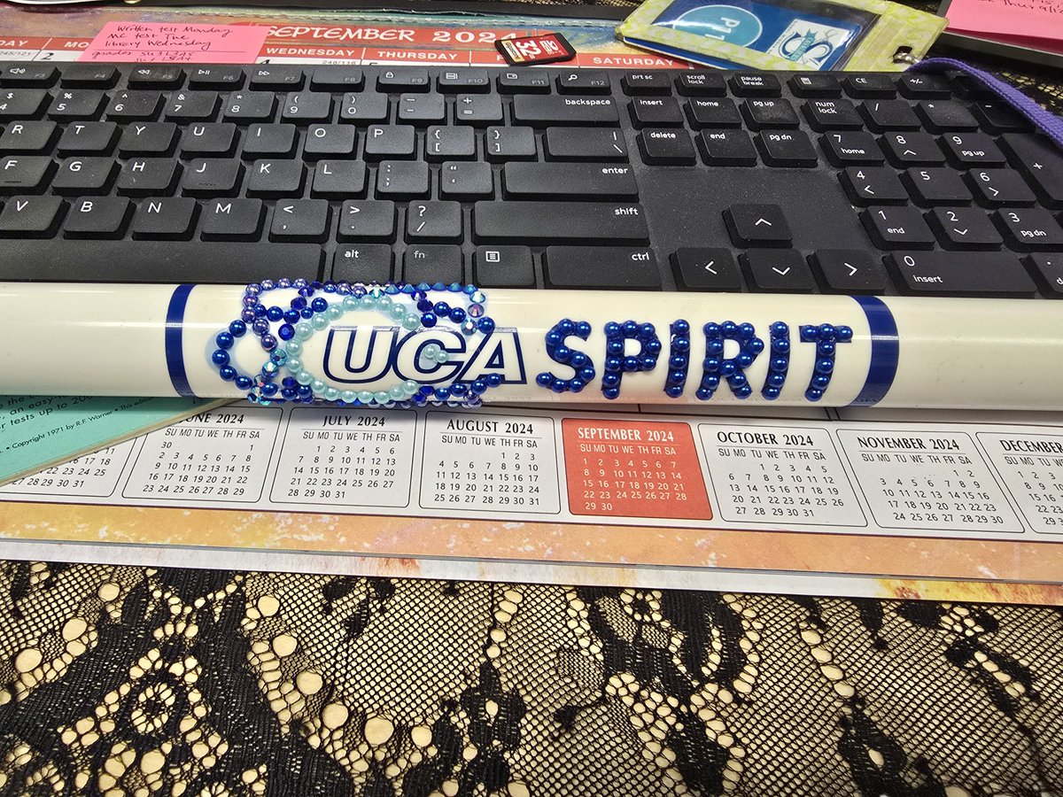Five years and we finally get the Spirit Stick! Way to go, 8th grade!