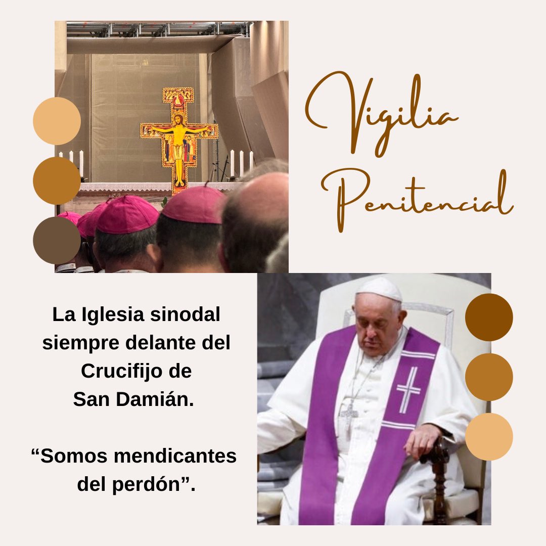 Antes de iniciar la Asamblea Sinodal… pedimos PERDÓN!!