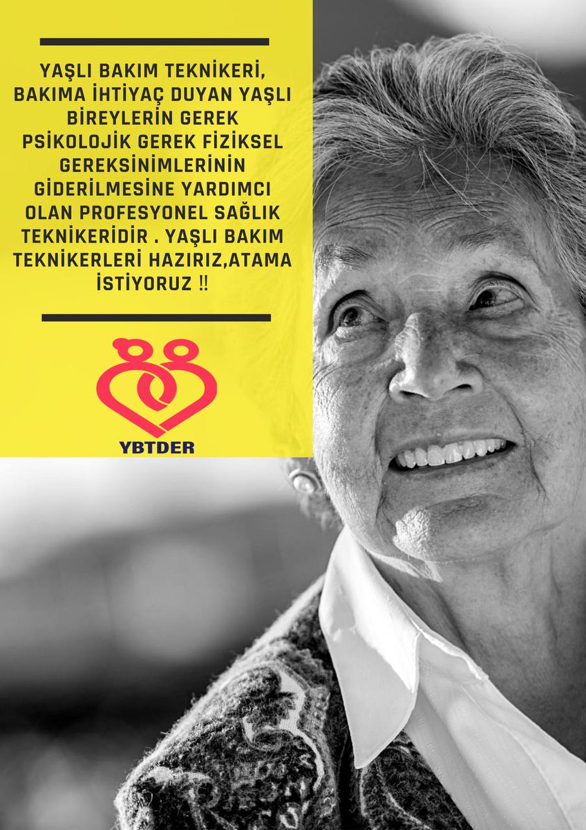 <a href="/can1karaoglan/">Veli Can Karaoğlan</a> <a href="/drmemisoglu/">Prof. Dr. Kemal Memişoğlu</a> Asil üyesi olduğumuz yoğun bakım,palyatif bakım,yaşam projesi,evde sağlık hizmetleri  gibi yerlerde profesyonel bakım eğitimi almış YASLİ BAKİM TEKNİKERLERİ İstihdamı arttirilmasi elzemdir.

#MemişoğluYaşlıBakıma15Bin
<a href="/drmemisoglu/">Prof. Dr. Kemal Memişoğlu</a>
<a href="/suayipbirinci/">Doç. Dr. Şuayıp Birinci</a>