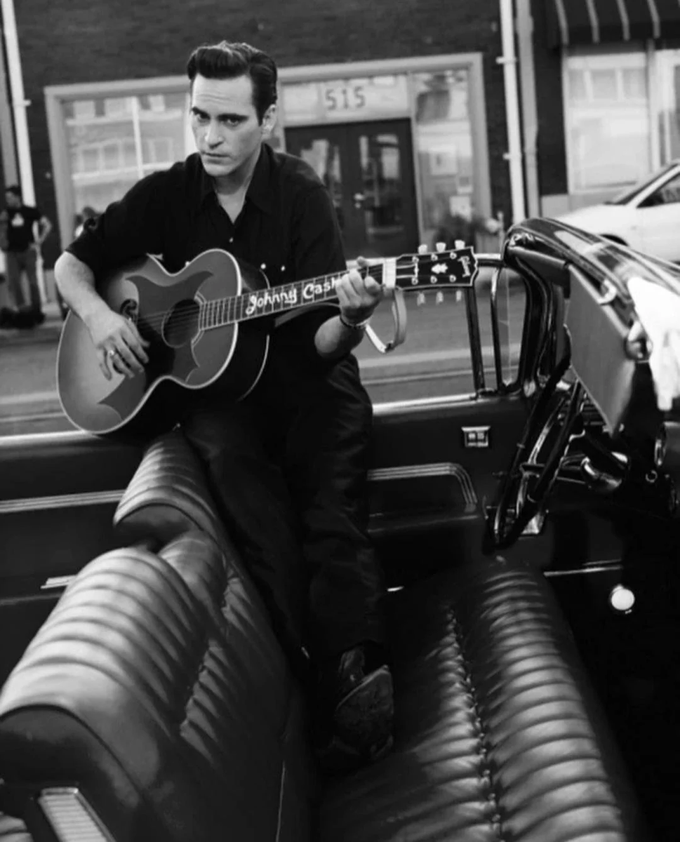 🖼️ Jericho Loughty photographed as Johnny Cash by Michael Muller for <a href="/esquire/">Esquire</a> magazine. #CASHfilm