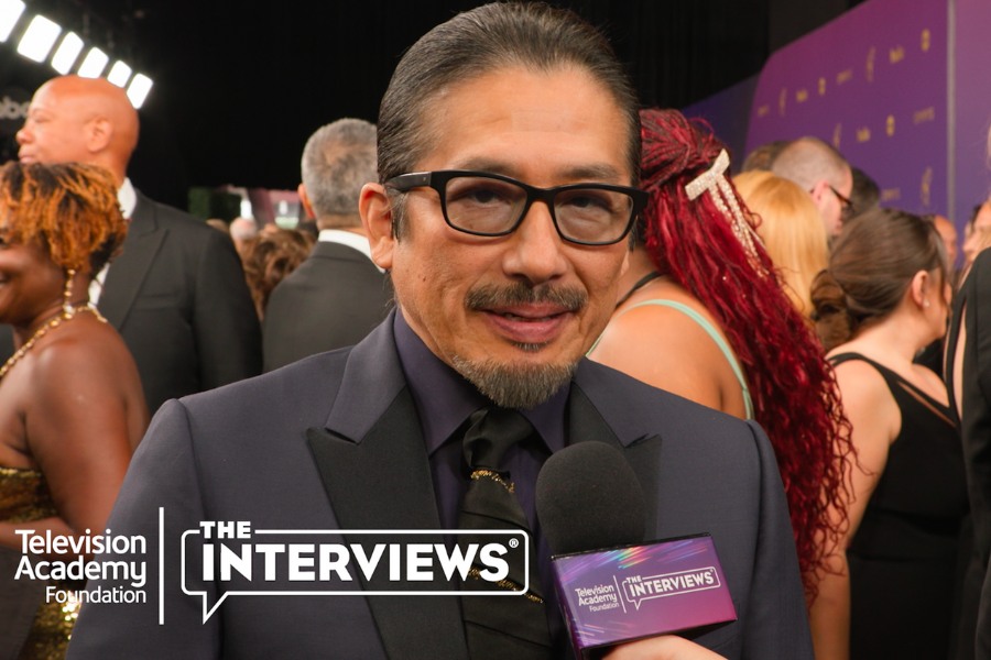 TelevisionAcad's tweet photo. #TheInterviews hits the 76th #Emmys Red Carpet! Explore exclusive chats with stars from Shōgun to Jon Stewart, John Leguizamo, and many more: https://t.co/b9Y0DoHXcE. 🌟📺  #76thEmmys #TelevisionAcademyFoundation https://t.co/2ojDbS54bJ