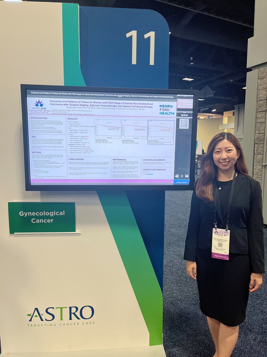 yoonsunjee's tweet photo. Proud to present my research at #ASTRO2024 along with my co-residents! #HenryFord https://t.co/YU6vpvD1Ta