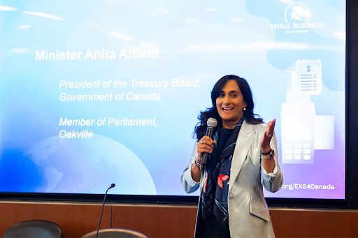 SmBizRoundtable's tweet image. Entrepreneurship Exchange 2024 united global leaders like Minister @AnitaAnand, senior @WhiteHouse leadership, policymakers, and entrepreneurs in Toronto last month. Together, they tackled key challenges shaping the future of entrepreneurship across North America.🌎 #EX24Canada