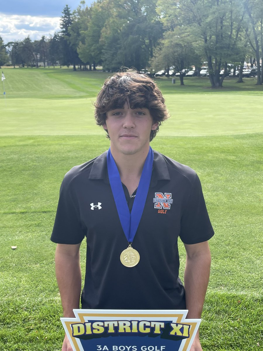 KonkreteGolf's tweet photo. Congrats to Gavin Pychinka for finishing -2 to become the 2024 District XI champion! The first since Northampton 2014 champ Cart Test! https://t.co/BtsQOBTuX7