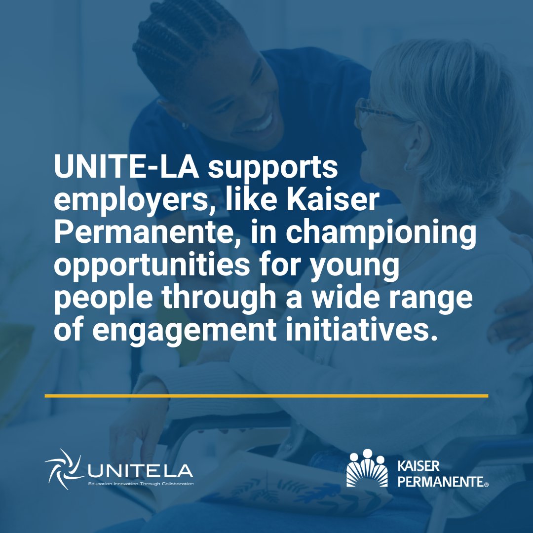 UNITE-LA (@letsunitela) on Twitter photo .<a href="/KPSCALnews/">Kaiser Permanente Southern California</a>' Summer Internship provides 300+ students with hands-on healthcare experience. UNITE-LA supports expanding high-quality work-based learning across California. Read more about our vision: losangelesk16.org/2024/09/24/exp… .<a href="/KPSCALnews/">Kaiser Permanente Southern California</a>' Summer Internship provides 300+ students with hands-on healthcare experience. UNITE-LA supports expanding high-quality work-based learning across California. Read more about our vision: losangelesk16.org/2024/09/24/exp…