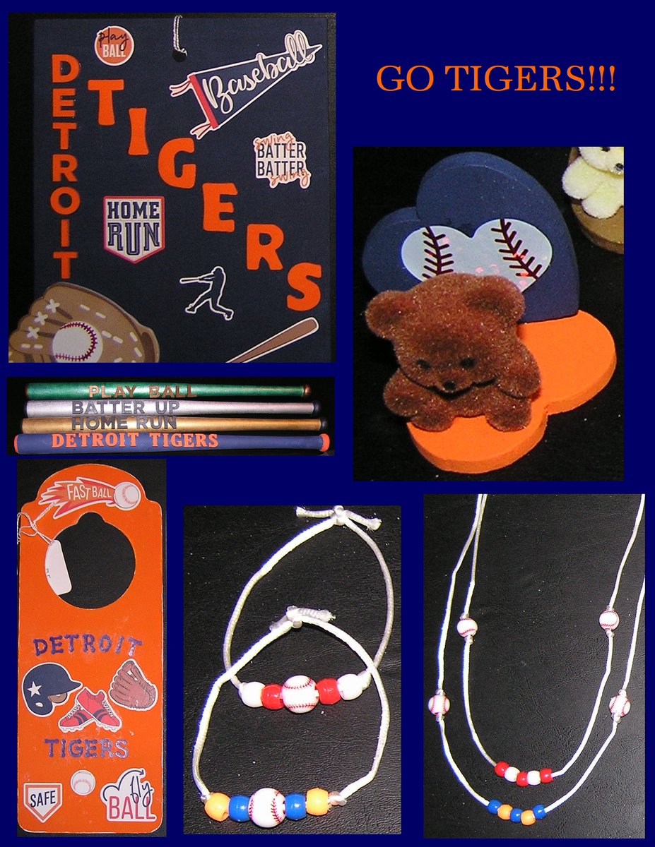 IncredCraftCrea's tweet photo. The playoffs have begun! Are you watching? Go Tigers!! Check out my unique handmade items. Ordering info is on my website, the link is in my bio. #MLBPlayoffs #MLBPostseason #MLB #DetroitTigers #GoTigers #handmade #homedecor #jewelry #shopsmall #SmallBusiness https://t.co/vAvd69tqt0