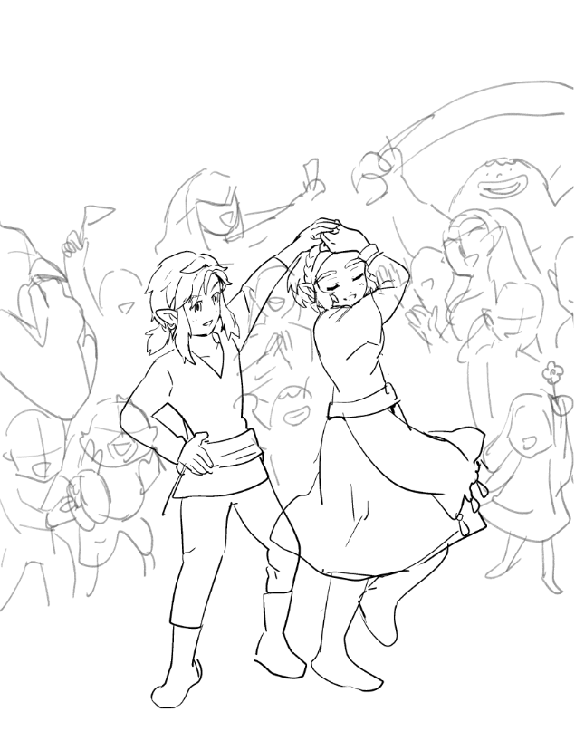 Some drawing progress. Yes, I'm still drawing!🥲
...
Drawing anatomy will always be a myth to me... 