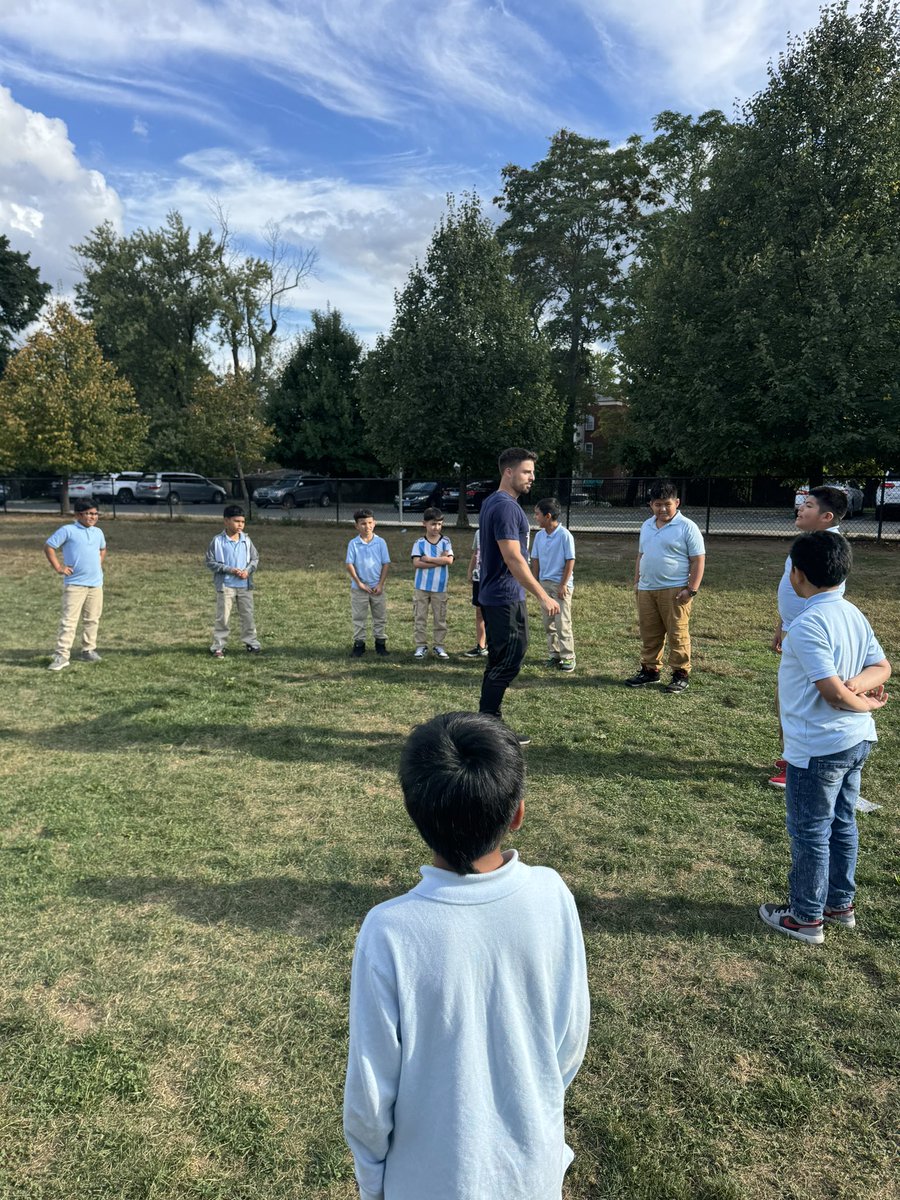 HartfordPal's tweet photo. First Day of Satellite PAL soccer  at M.D Fox elementary school. https://t.co/KVZFFIntEC