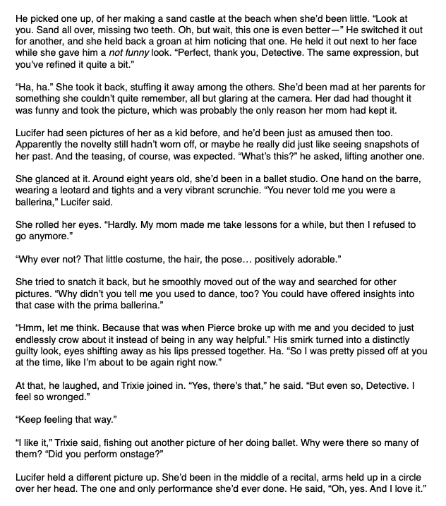 #Lucitober2024 - Dance 💃

Lucifer learns that Chloe did ballet as a kid, and they decide dancing together is much more fun.

archiveofourown.org/works/59356720…