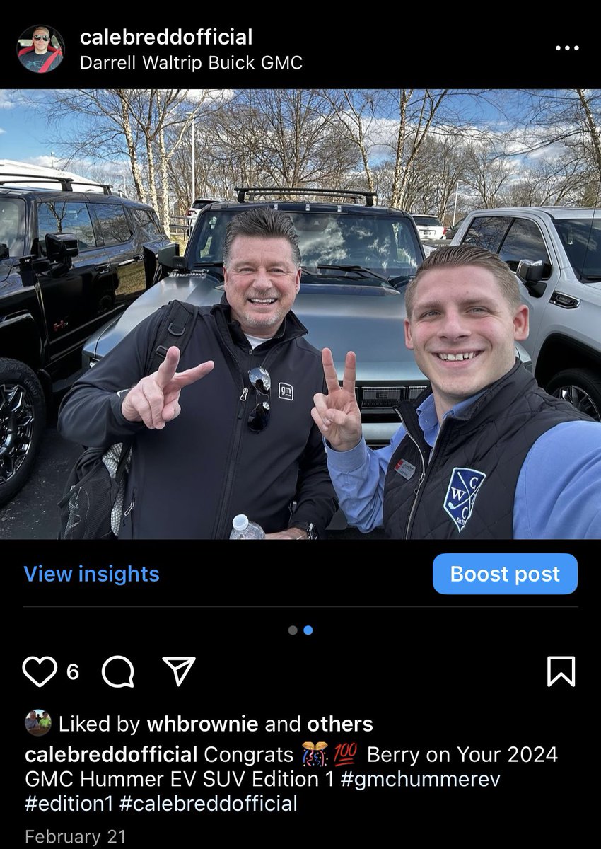 calebredd777's tweet photo. Congratulations Again to Everyone who took Delivery of a Hummer so far this year! Many thanks to everyone that thought of me when they decided to get one! #gmchummer #hummerev #thankyou #congrats #calebreddofficial https://t.co/syyVMs1rYp