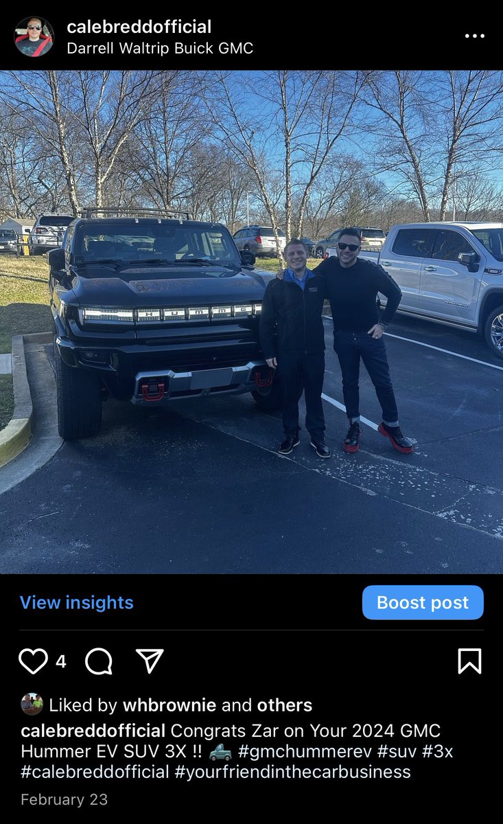 calebredd777's tweet photo. Congratulations Again to Everyone who took Delivery of a Hummer so far this year! Many thanks to everyone that thought of me when they decided to get one! #gmchummer #hummerev #thankyou #congrats #calebreddofficial https://t.co/syyVMs1rYp