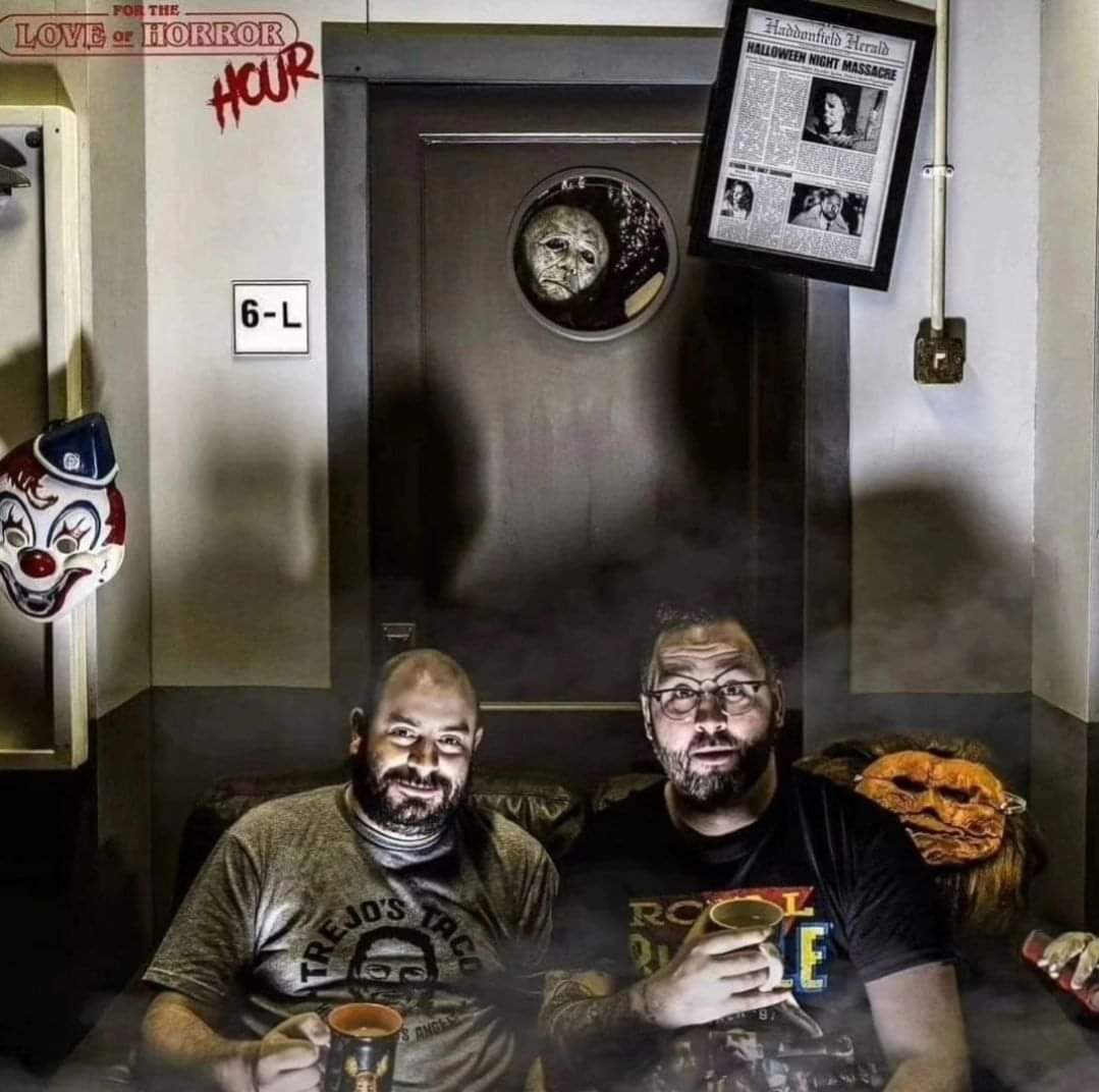 For The Love of Horror Facebook/Instagram live with Neil &amp; <a href="/Hail_Leviathan/">Ben Fenlon</a> will be back at the earlier time of 7 pm! 

The guys will be joined by <a href="/monopolyevents1/">Monopoly Events</a> Guest Booker, Jason, to give you an insight into con bookings, as well as your usual opportunity to ask any questions