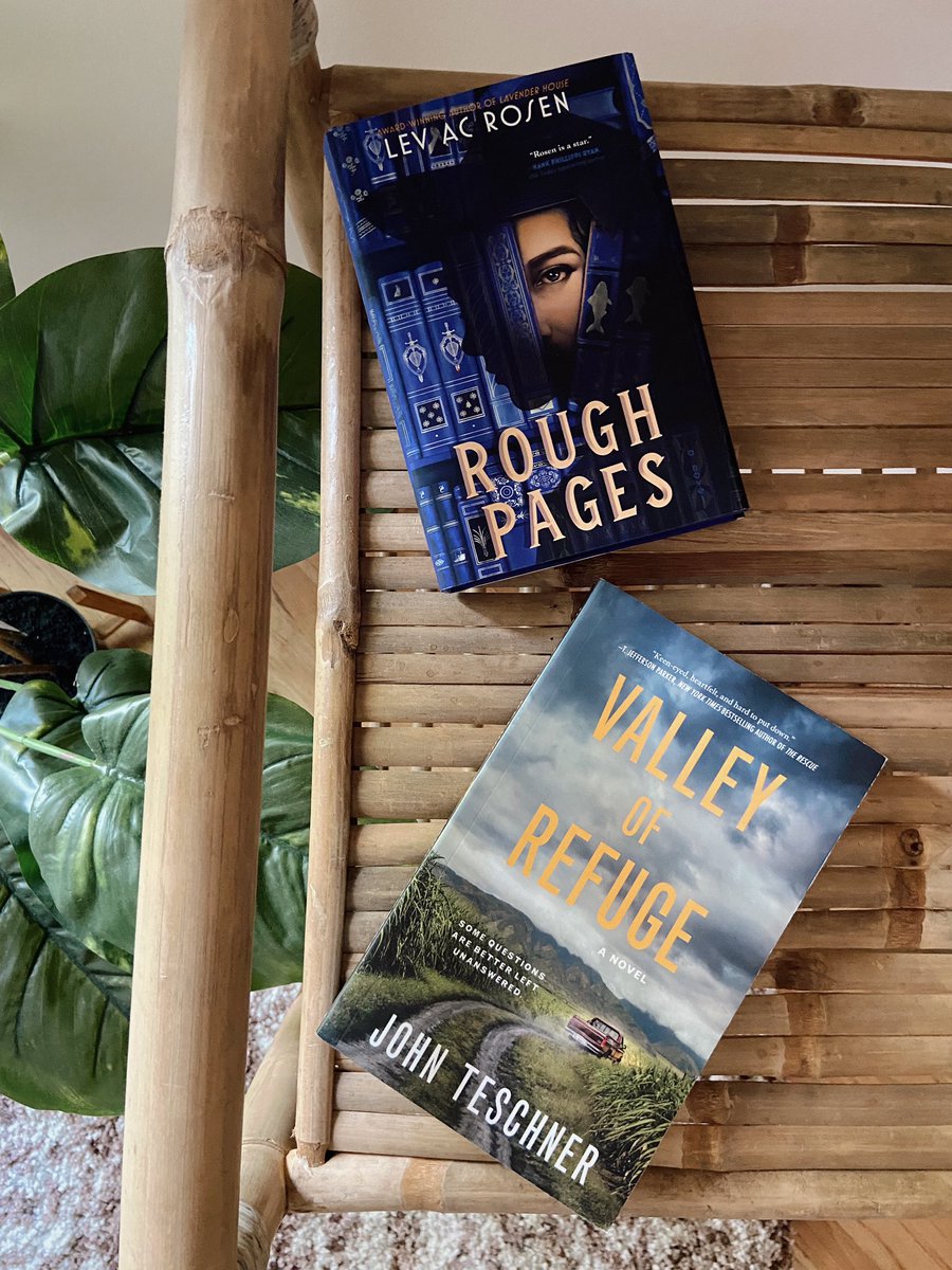 ForgeReads's tweet photo. We have two book birthdays to celebrate today!🎂✨ #RoughPages by @LevACRosen and the paperback of #ValleyOfRefuge by @JTeschner are available now!🥳 https://t.co/xpUei3ZyUD