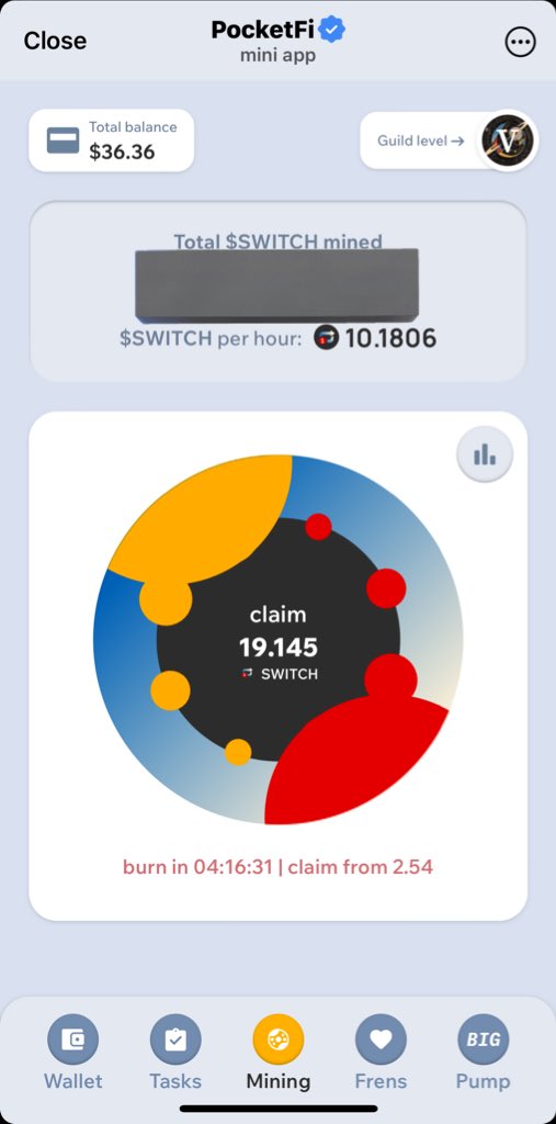 cryptopanda_01's tweet photo. @pocket_fi just announced the last halving before TGE

Now, it’ll be so hard to mine reasonable $SWITCH token, 

but, 

this is where your $10 - $12 comes in. 🫱🏽‍🫲🏾

How?

[Open The Thread]🫵🏽 https://t.co/Eg2Mha2dnj