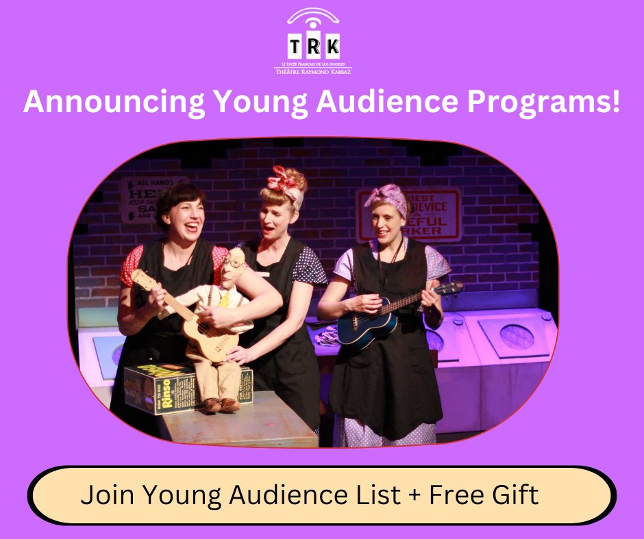 If you have kids, grandkids, nieces, or nephews, then join our Young Audience List to stay updated and receive a bonus gift on sign-up!
Sign up here: theatreraymondkabbaz.com/youngaudiencep…