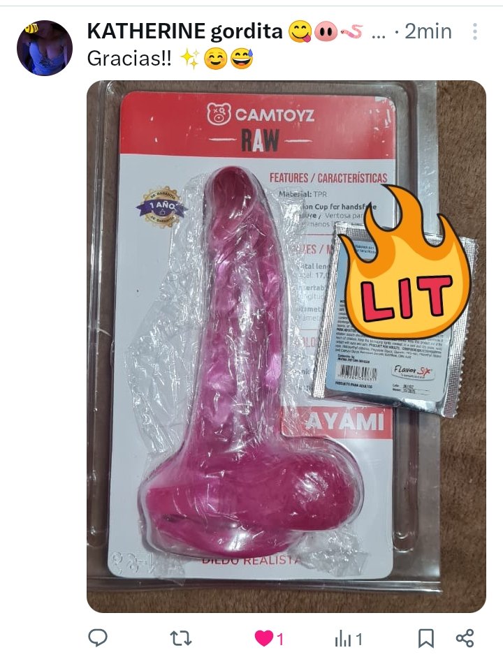 katts_sexs_toys's tweet photo. Gracias por tú compra... Disfruta tu juguete 😉 https://t.co/hkLzxAPowL