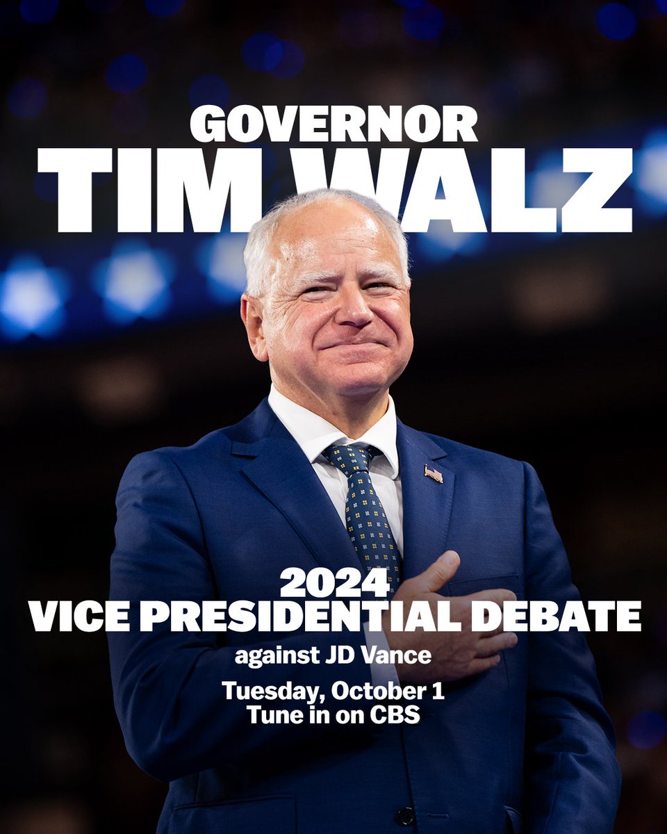 Tim Walz tweet media