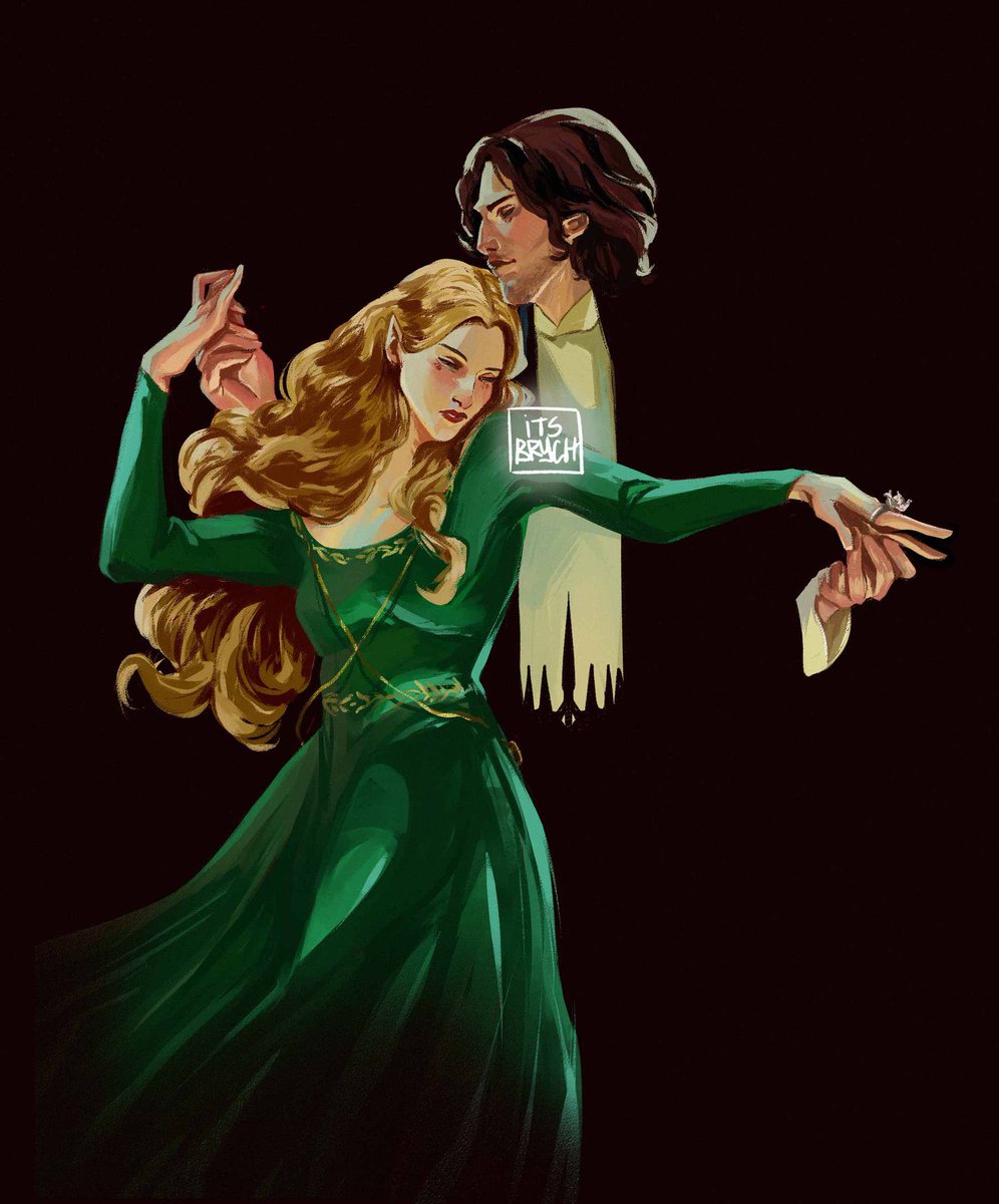 itsbrych's tweet image. “I know you believe this ring is deceiving me but I believe it is guiding me” 💍 

#haladriel #saurondriel