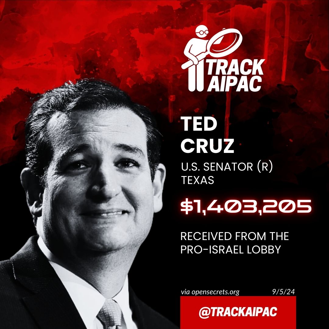 <a href="/SenTedCruz/">Senator Ted Cruz</a> #TelAvivTed speaks for the Israel lobby 🤑
x.com/SenTedCruz/sta…
