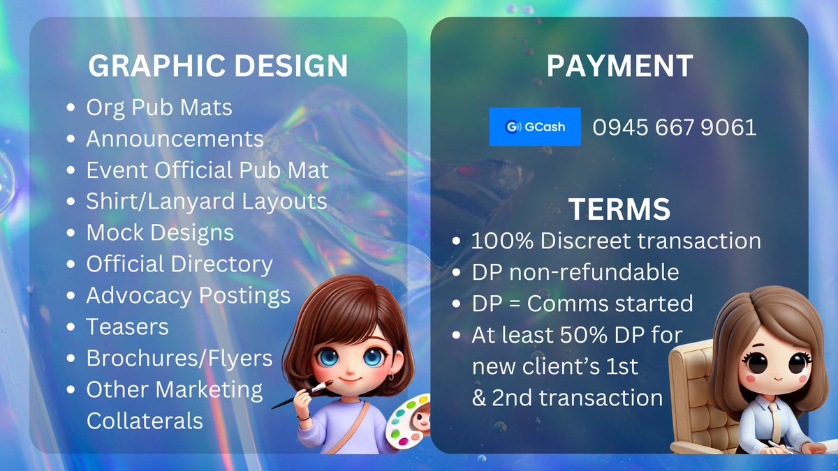 AceeComms's tweet photo. ‼️𝗢𝗣𝗘𝗡 | 𝗔𝗖𝗔𝗗𝗘𝗠𝗜𝗖 𝗖𝗢𝗠𝗠𝗜𝗦𝗦𝗜𝗢𝗡‼️

-Nursing related tasks
-Accounting related tasks
-Graphic design tasks

Lf Client lf commissioner xcomms https://t.co/VoakcZBcpA