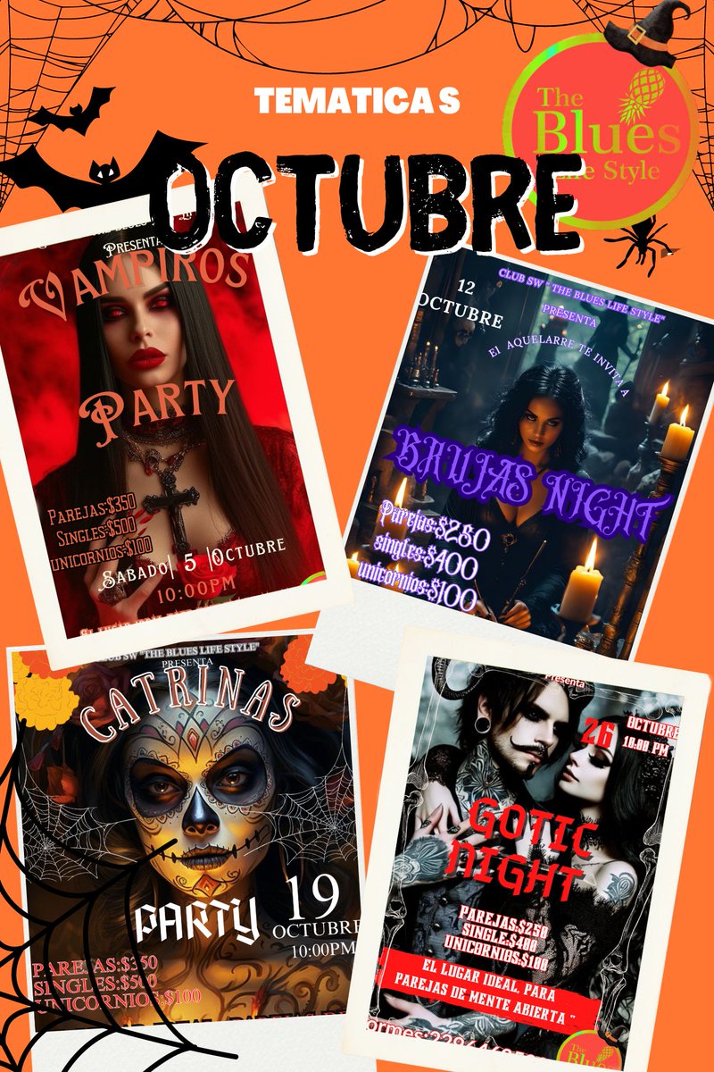 Nuestras tematicas  del mes de octubre.
A cual te gustaría asistir?
#swingersdeprimera
#swingerjarocho
#swingersméxico 
<a href="/Netzayoficial1/">NETZAY🌟 y LUCIFER 😈</a>