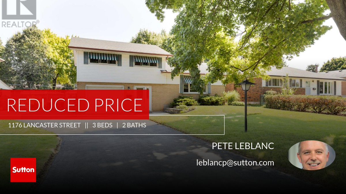 📍 Reduced Price 📍 This recently reduced home at 1176 Lancaster Street in London won't last long, so, don't wait to set up a showing! Reach out here or at  for more information!

Pete &amp; Sue LeBlanc, Realtors 
Sutton Group Prefe... peteleblanc.sutton.com/showcase/1176-…