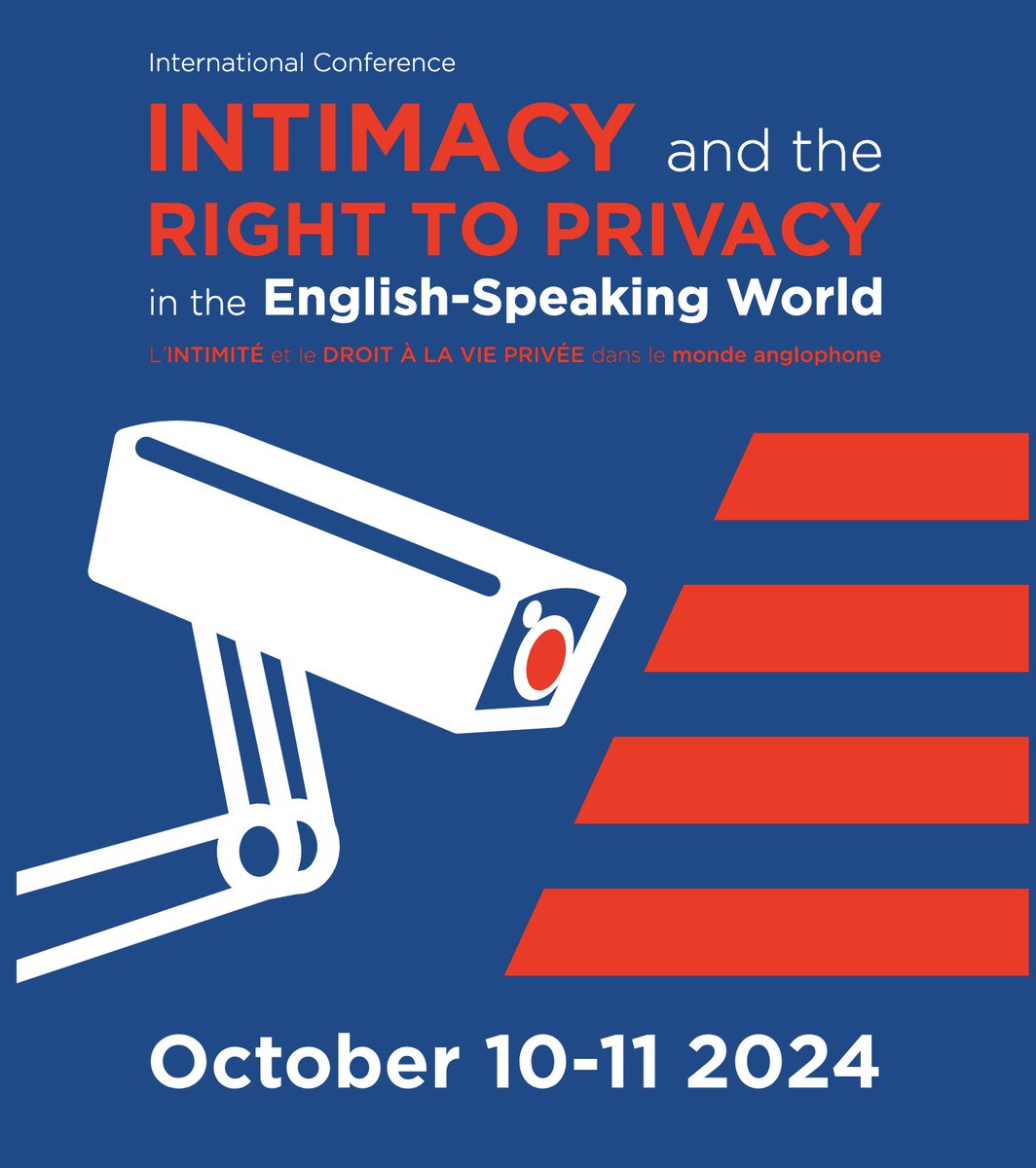 Colloque international  "L'intimité et le droit à la vie privée dans le monde anglophone" organisé par Irène Delcourt, Marie Moreau et Eglantine Zatout aura lieu le 10 octobre prochain à la MILC.
Plus d'infos : iett.univ-lyon3.fr/iett-colloque-…