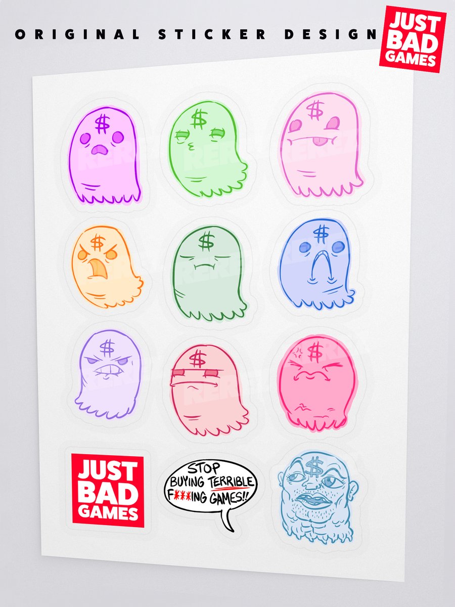 On top of all that? Brand new stickers and a custom designed poster! (including special Anime + Muscle ghosts)