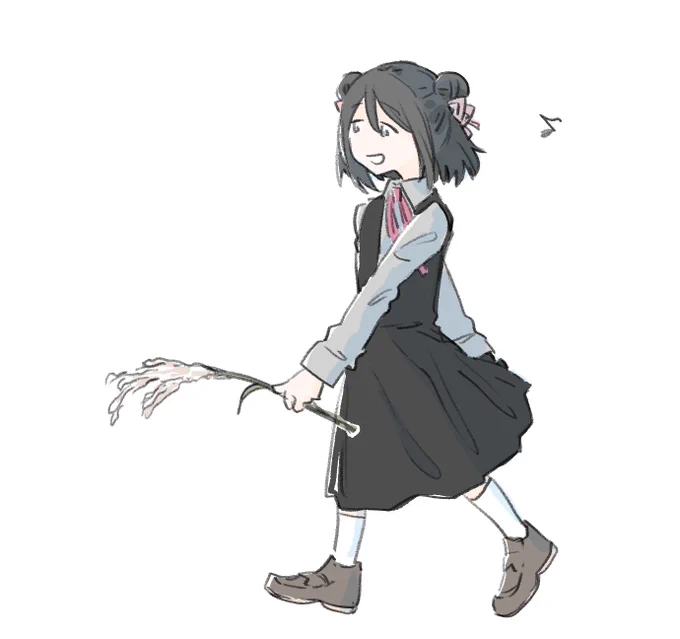 小さい秋を手にした黒江ちゃん