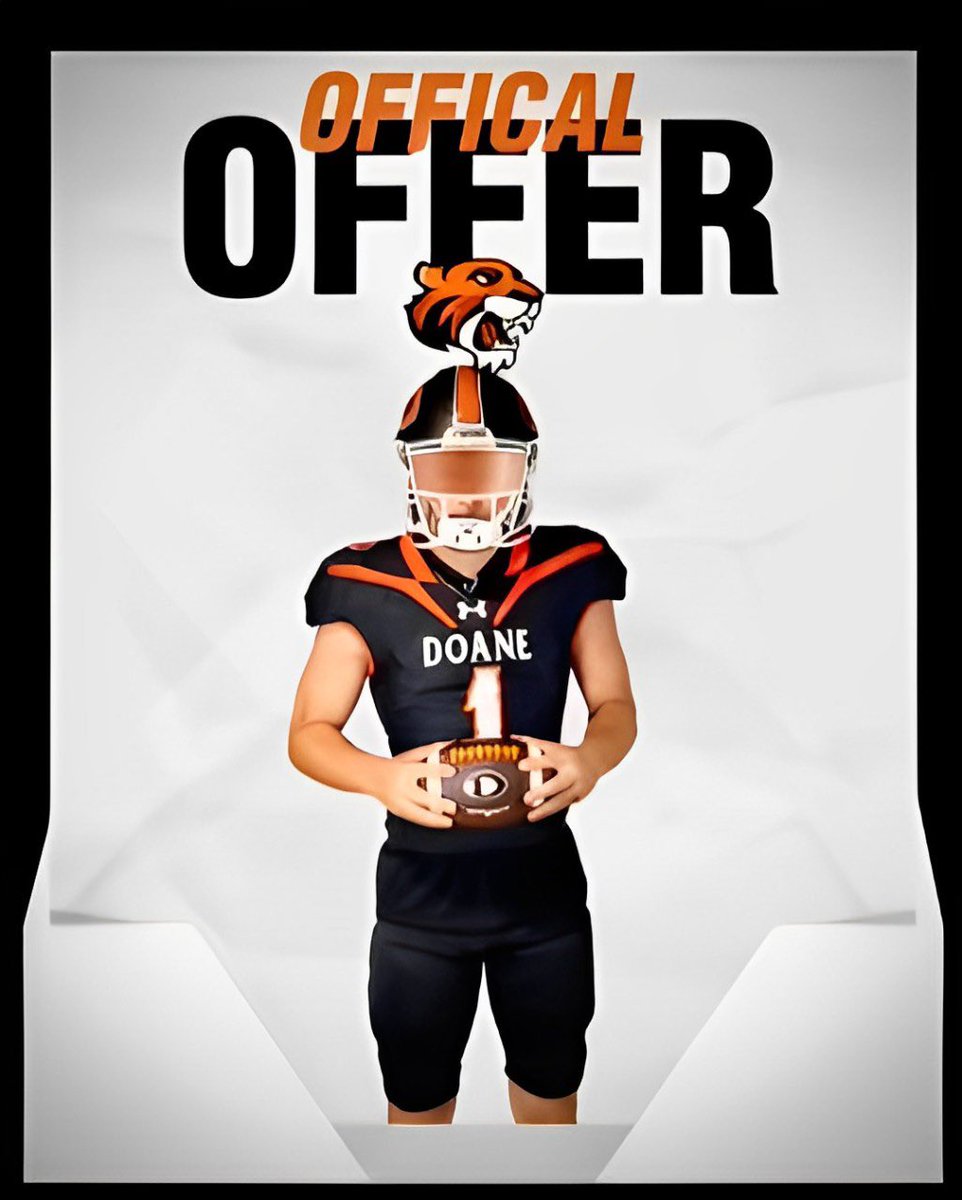 After discussing with <a href="/_CoachLuckey/">Nick Luckey</a>, I am very blessed and very grateful to have received my first collegiate offer to continue my academic &amp; football careers with <a href="/DoaneFootball/">DoaneFootball</a>! #AG2G #blessed
