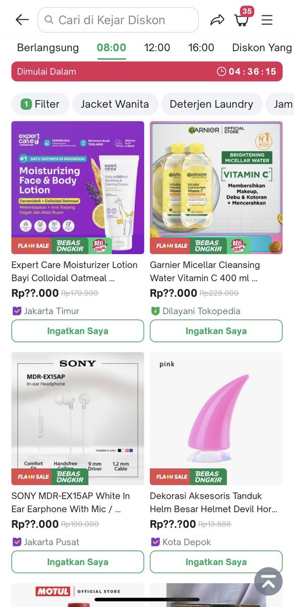 asaefulsofyan's tweet photo. Kejar diskon Tokopedia !!
⏰ 08.00 📆 02-10-2024

Serba 10rb
https://t.co/DHi7vJnrov

Serba 100rb
https://t.co/liny7LSEWy

Join Telegram :
https://t.co/BYMJUzpfsO https://t.co/tSS8Fhtcls
