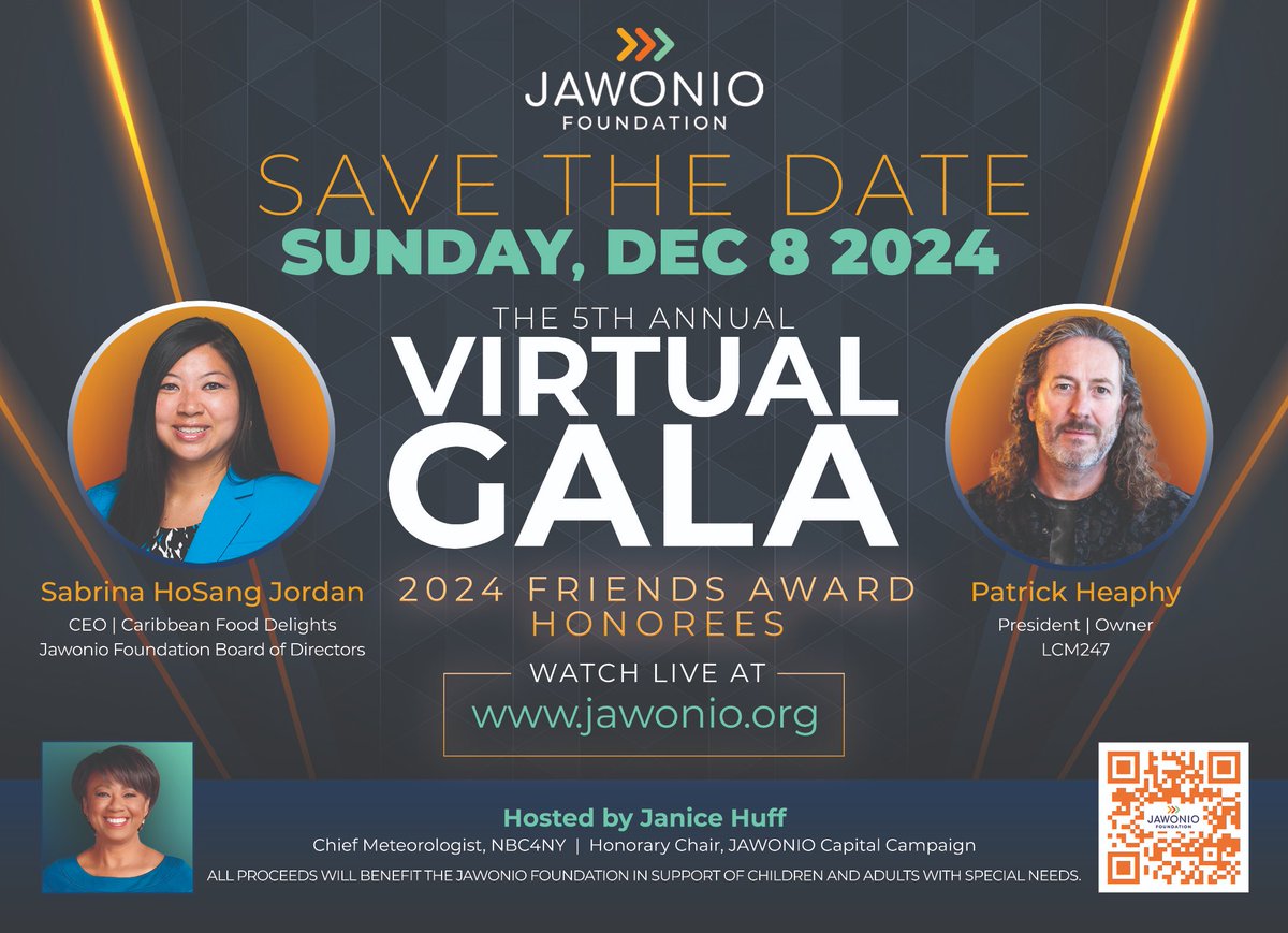 For people with special needs. Now more than ever we need your help. Sharing success stories on our livestream featuring our children, adults and families is our favorite!! Bring Tissues. Hosted by the amazing <a href="/JaniceHuff4ny/">Janice Huff</a> Please visit or donate at:  jawonio.org/2024-virtual-g…
