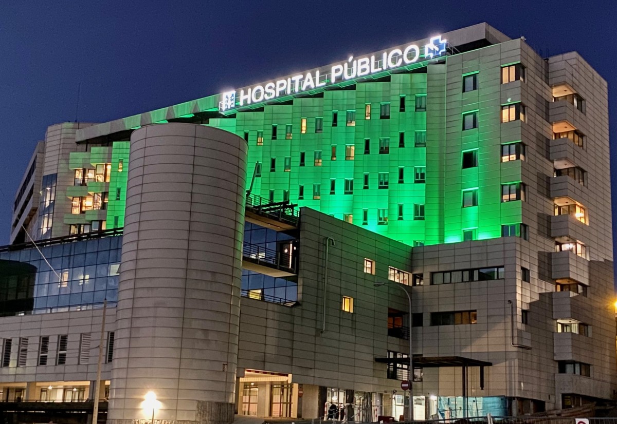 Asearpo's tweet photo. @ConcelloNigran @josechenco @Mabel_AvendanoF @PepeDom15335889 @Par_Gal @SanidadeXunta @DeputacionOU @ConcelloBaiona @ponsalsergas Seguimos en #Pontevedra con el hospital #Montecelo @ponsalsergas muy iluminado 💚
#OctAR24
#Luceporlaartritis24 https://t.co/NaHbk4O0TZ