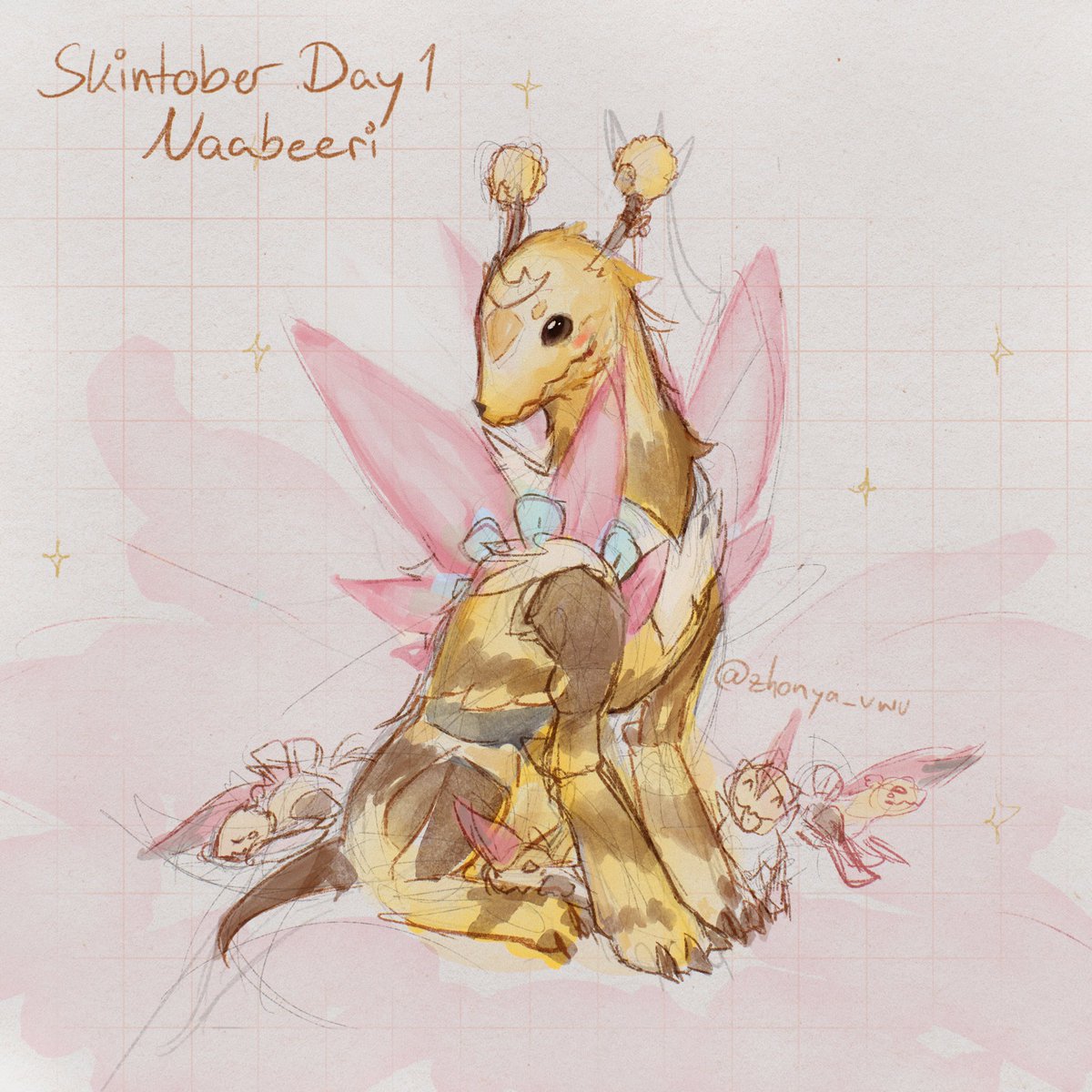 Skintober Day 1: Naabeeri, you know like, bzzzz
#skintober #artoflegends