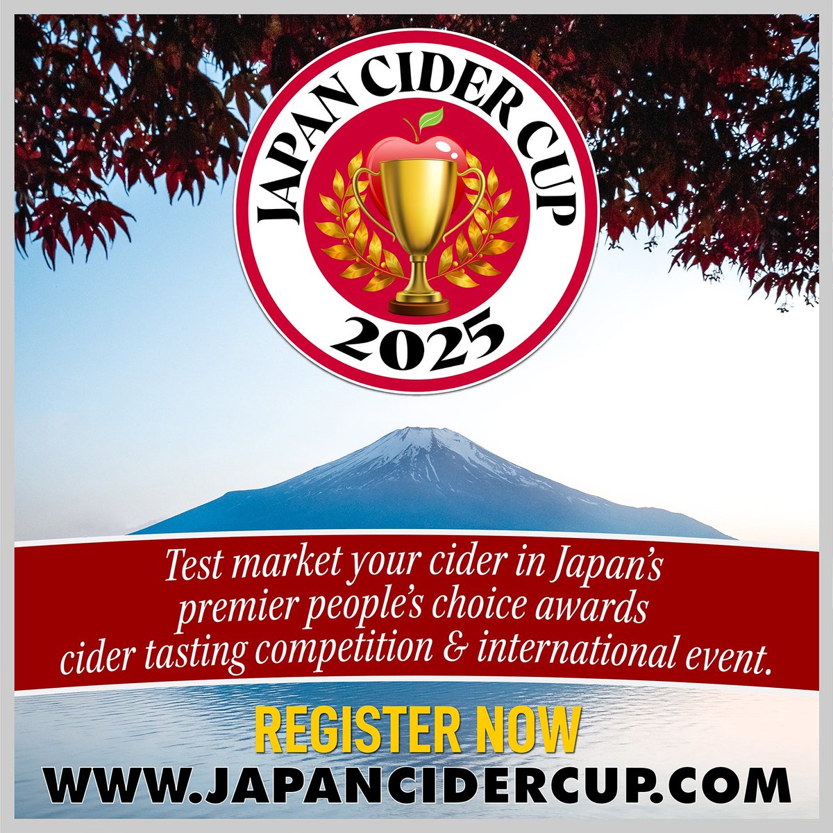 🏆  𝙲𝙰𝙻𝙻 𝙵𝙾𝚁 𝙴𝙽𝚃𝚁𝙸𝙴𝚂 for the third annual <a href="/japancidercup/">JAPAN CIDER CUP</a>, the nation’s premier people’s choice awards cider tasting competition, is now officially open. Deadline for entries is 31 January 2025.

japancidercup.com