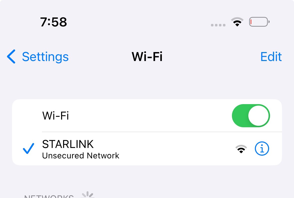 AVLCortes's tweet photo. Thanks, @elonmusk for @Starlink in Asheville! https://t.co/n4f6wRX4KV