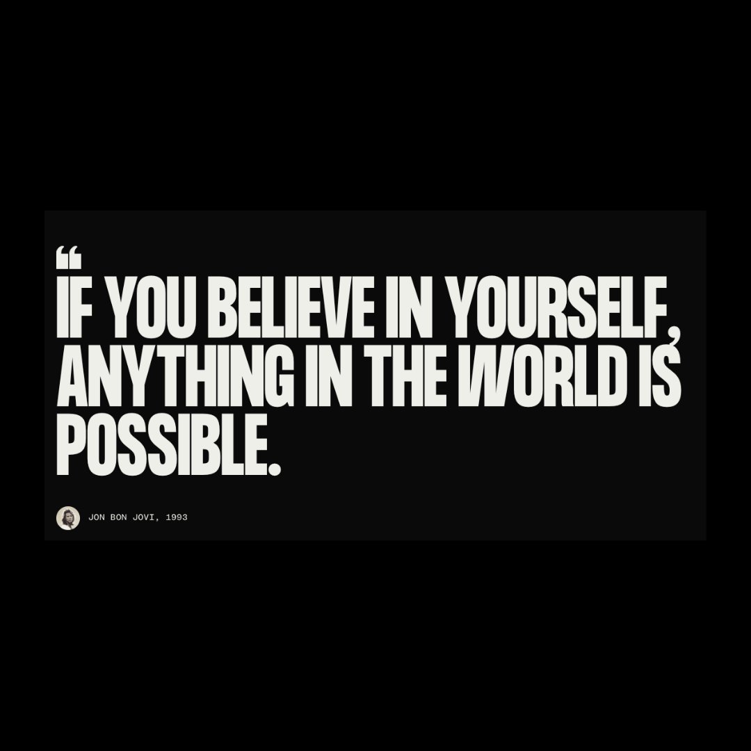 BonJovi's tweet photo. Tag someone who needs to hear this today ❤️ https://t.co/j8cOibKooE