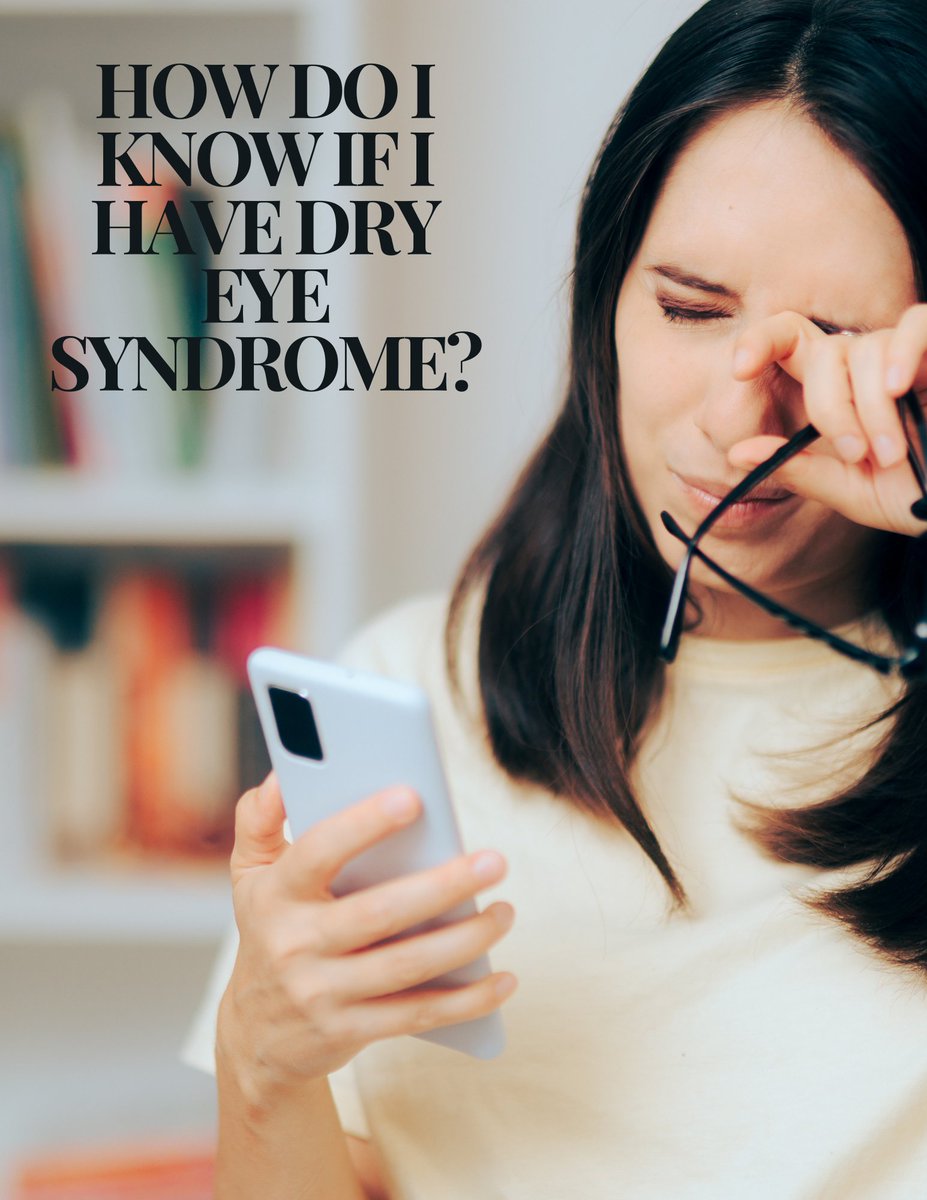 Neurodevvision's tweet photo. Do any of these symptoms seem familiar?

Gritty, itchy, or stinging eyes

Excessive tearing and discharge

Eyes that feel tired or dry

Increased light sensitivity

Regularly using eye drops

Discomfort that worsens as the day progresses

If so, you may have dry eye syndrome https://t.co/KhNKr1LrNn
