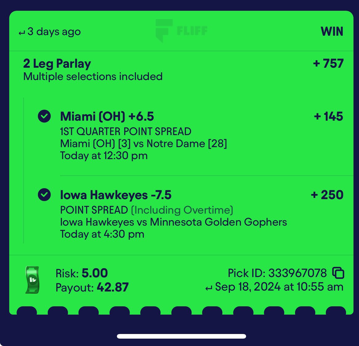 HUGE ANNOUNCEMENT 🚨🚨🚨

betbucket.com/creator/cd11cb…

If you want consistent slips just like these you need to check out my <a href="/TheBetBucket/">BetBucket</a> ✅🍻

I don’t post all my plays but try my Free 7-day trial and see the bets cash for yourself‼️

Use the link above or the one in my bio💰