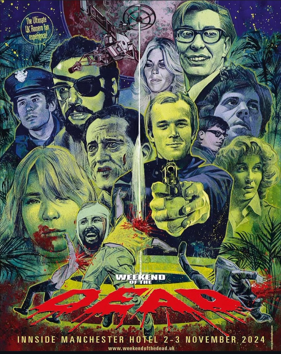 This incredible piece of artwork created by @GrahamHumphrey8 is available to pre-order at £10 per print! Limited to 100 numbered &amp; signed by Graham. 
We expect this poster to be highly sort after. 
Show attendees will get first dibs so make sure you secure yours! #zombie #Romero