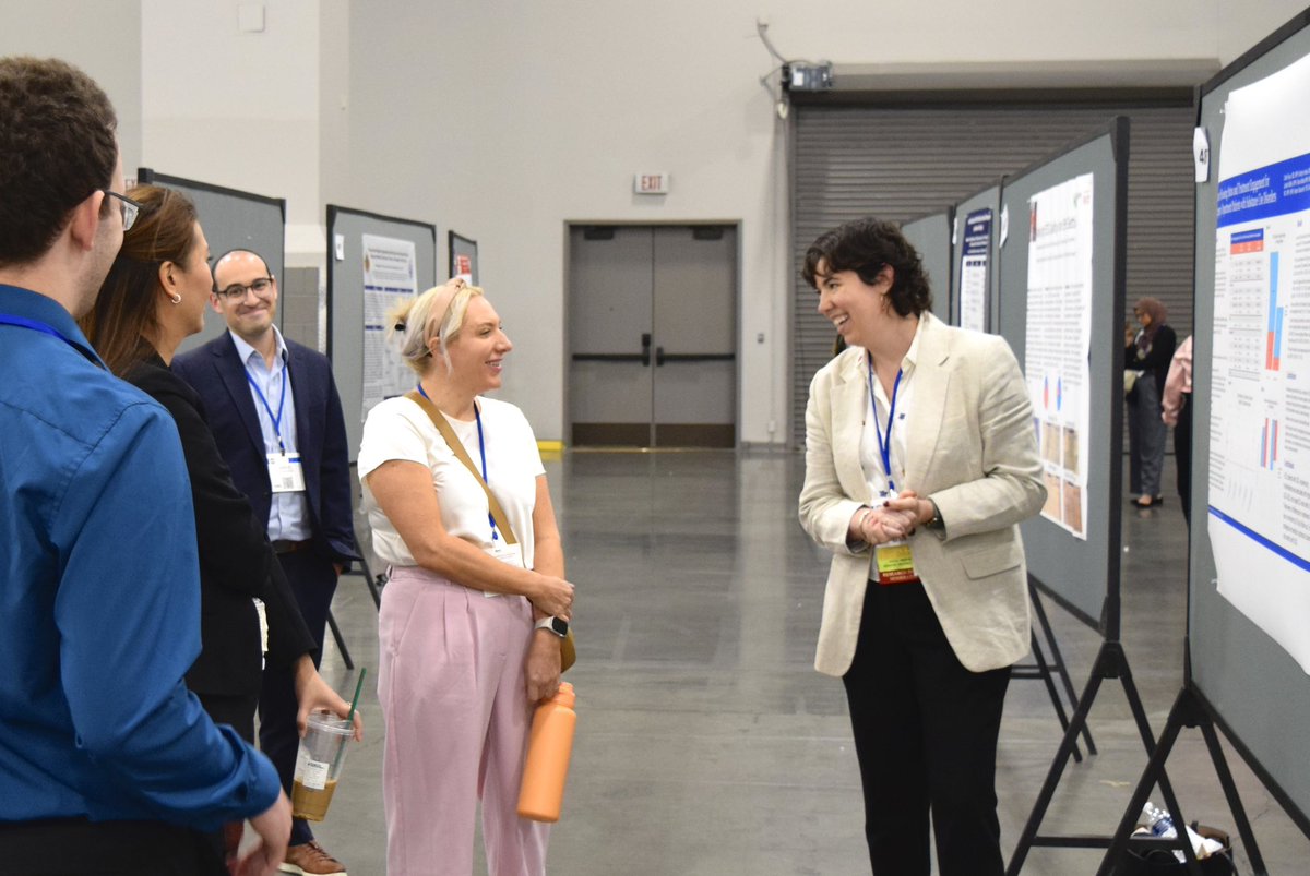 Caitlin Ryus, MD, MPH thanks the audience after their poster presentation “Impact of Housing Status and Treatment Engagement for Emergency Department Patients with Substance Use Disorders” at #ACEP24