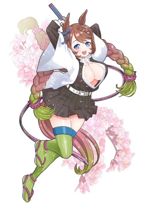 スーパークリークコスプレシリーズの一枚で、甘露寺蜜莉ちゃんコスです。 #過去に伸びた1枚を載せてまた伸びるのかチャレンジ 