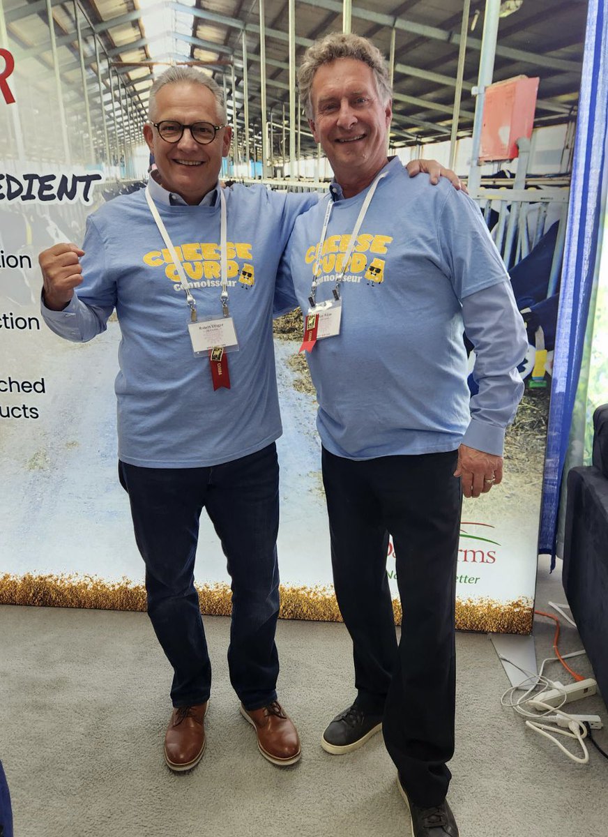 O&T Farms (@oandtfarms) on Twitter photo Enjoying day 1 at The <a href="/WDExpo/">World Dairy Expo</a> . #omega3 milk, cheese and butter! Believing we are #cheese curd connoisseurs Enjoying day 1 at The <a href="/WDExpo/">World Dairy Expo</a> . #omega3 milk, cheese and butter! Believing we are #cheese curd connoisseurs