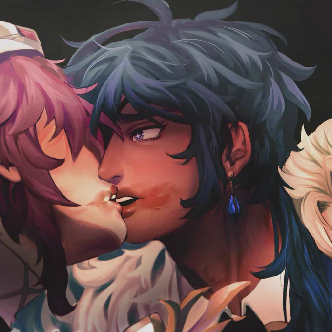 face train! I really love painting kaeya obvstagging :    