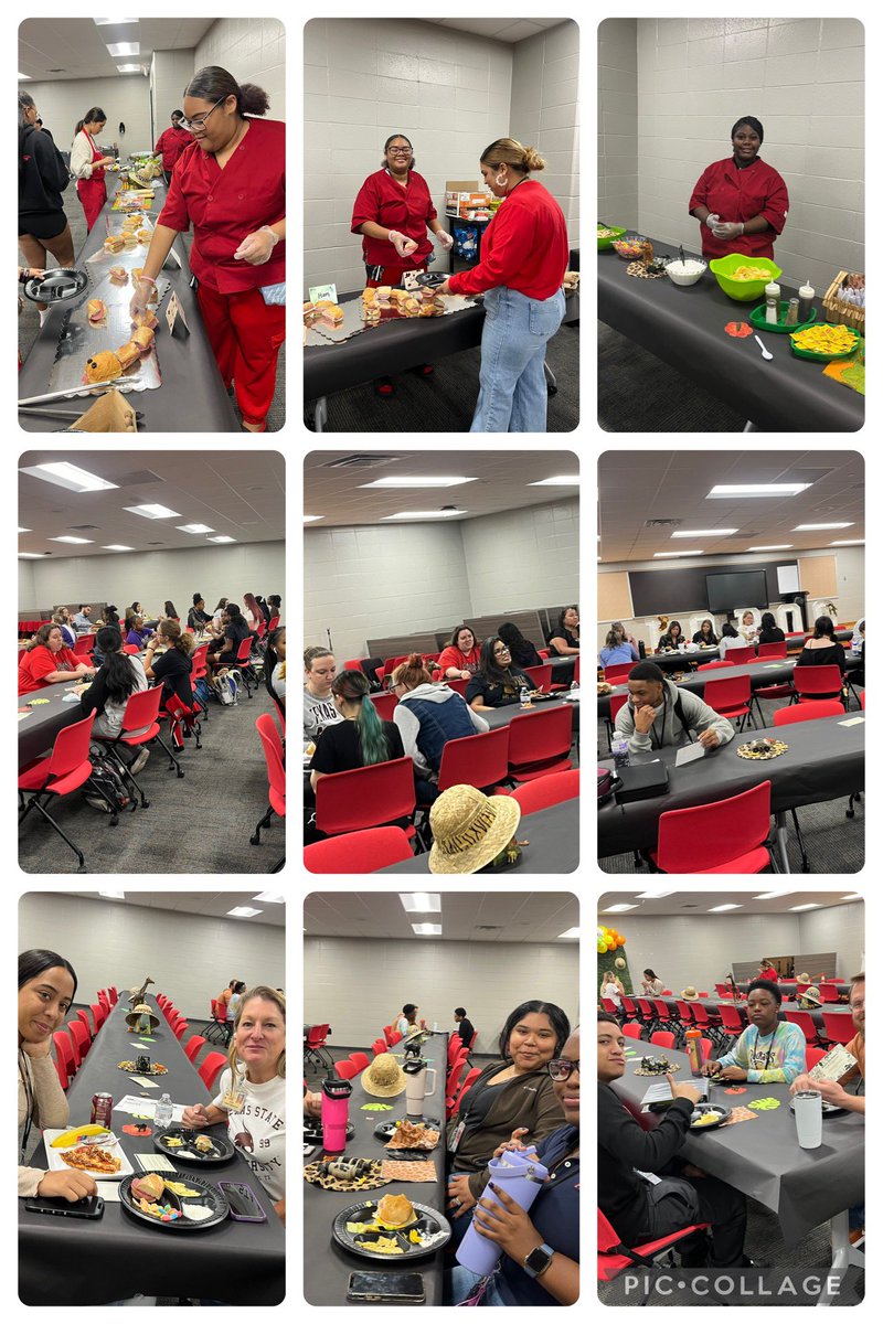 MrsJCantu's tweet photo. Our @langhamcreekhs Lobo mentors and mentees were “wild about school” today! Huge shoutout to our VIPs and our Culinary students for making today so special 🐺🫶! @jmtz10403 @erinhilbig1 https://t.co/Qu1sOTBXYT