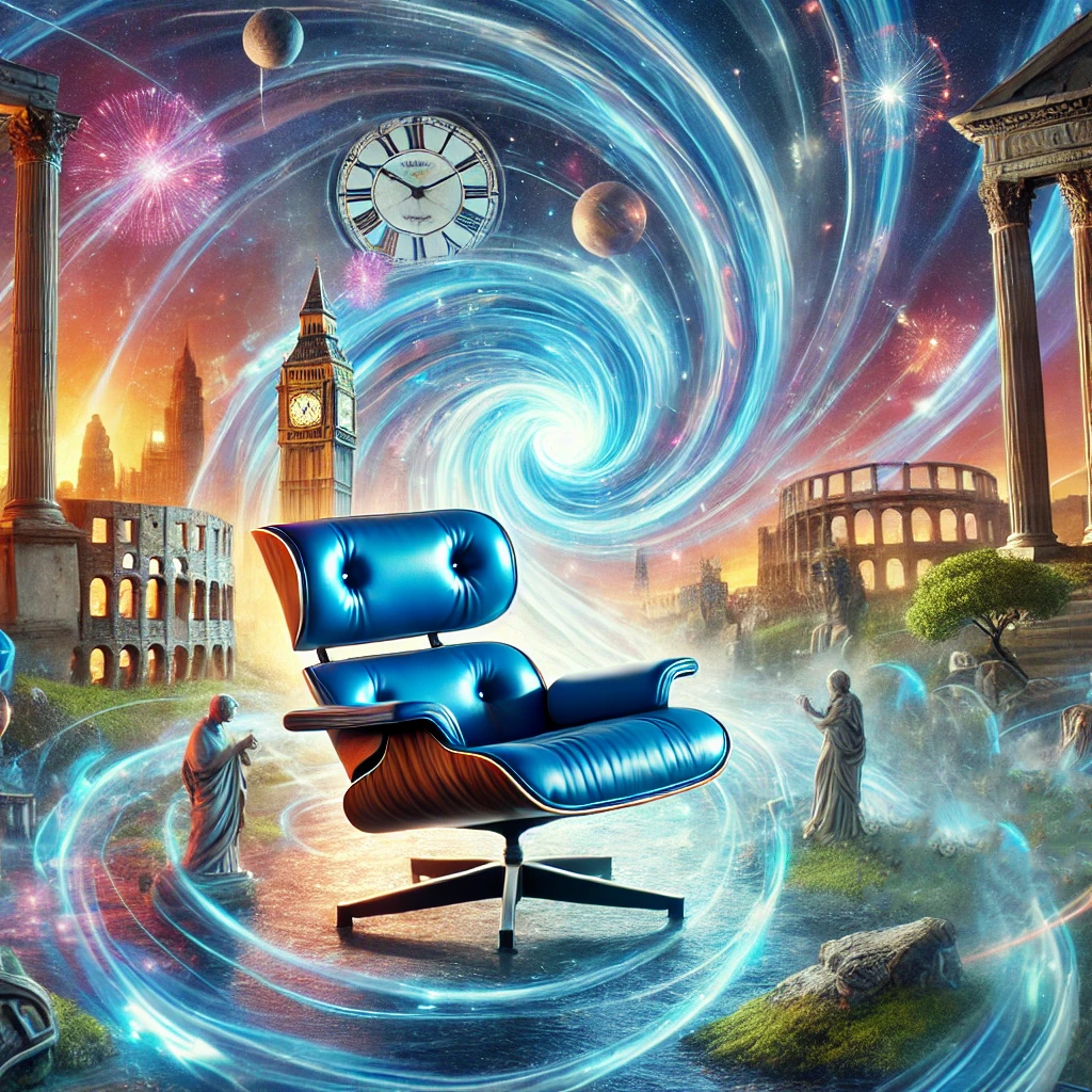 Chair: a seat at the edge of history.