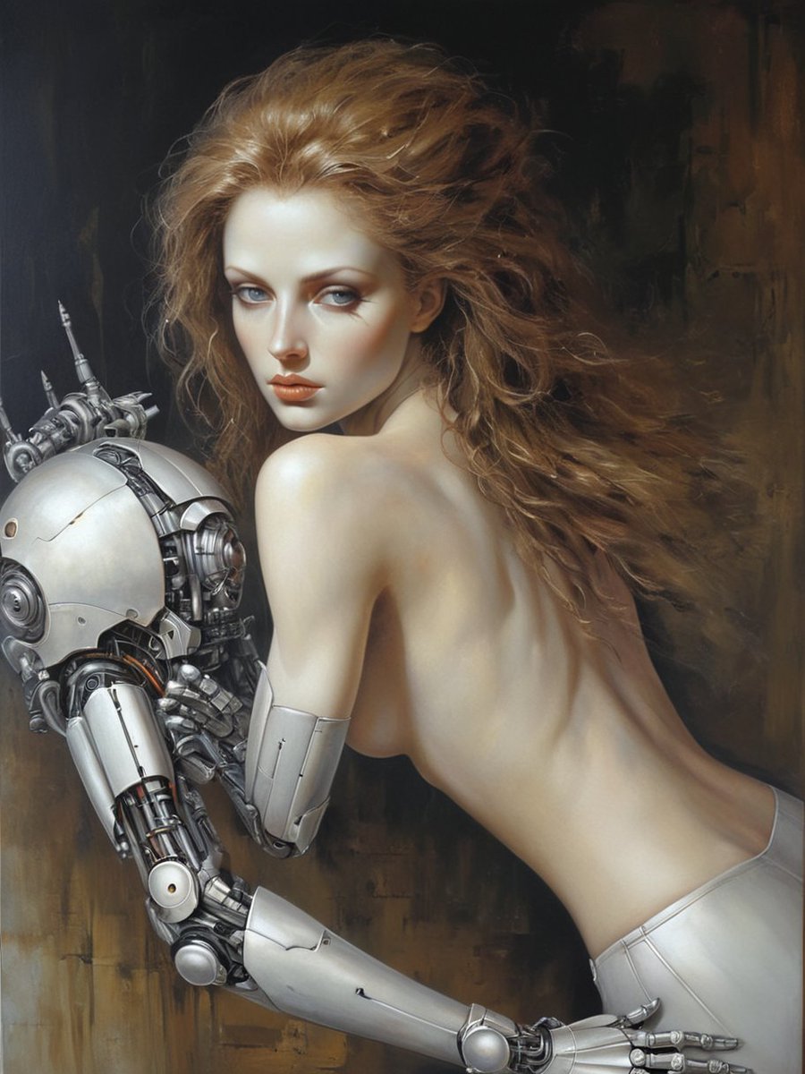 andy_corah's tweet photo. This piece delves into the complex relationship between humanity and technology—where identity and emotion intertwine with the future. 🤖💡 A thought-provoking reflection on how we evolve in an ever-digital world. 

#AIArt #Art #DigitalArt #Futurism #HumanVsTech #Surrealism https://t.co/iizMHCAbrI